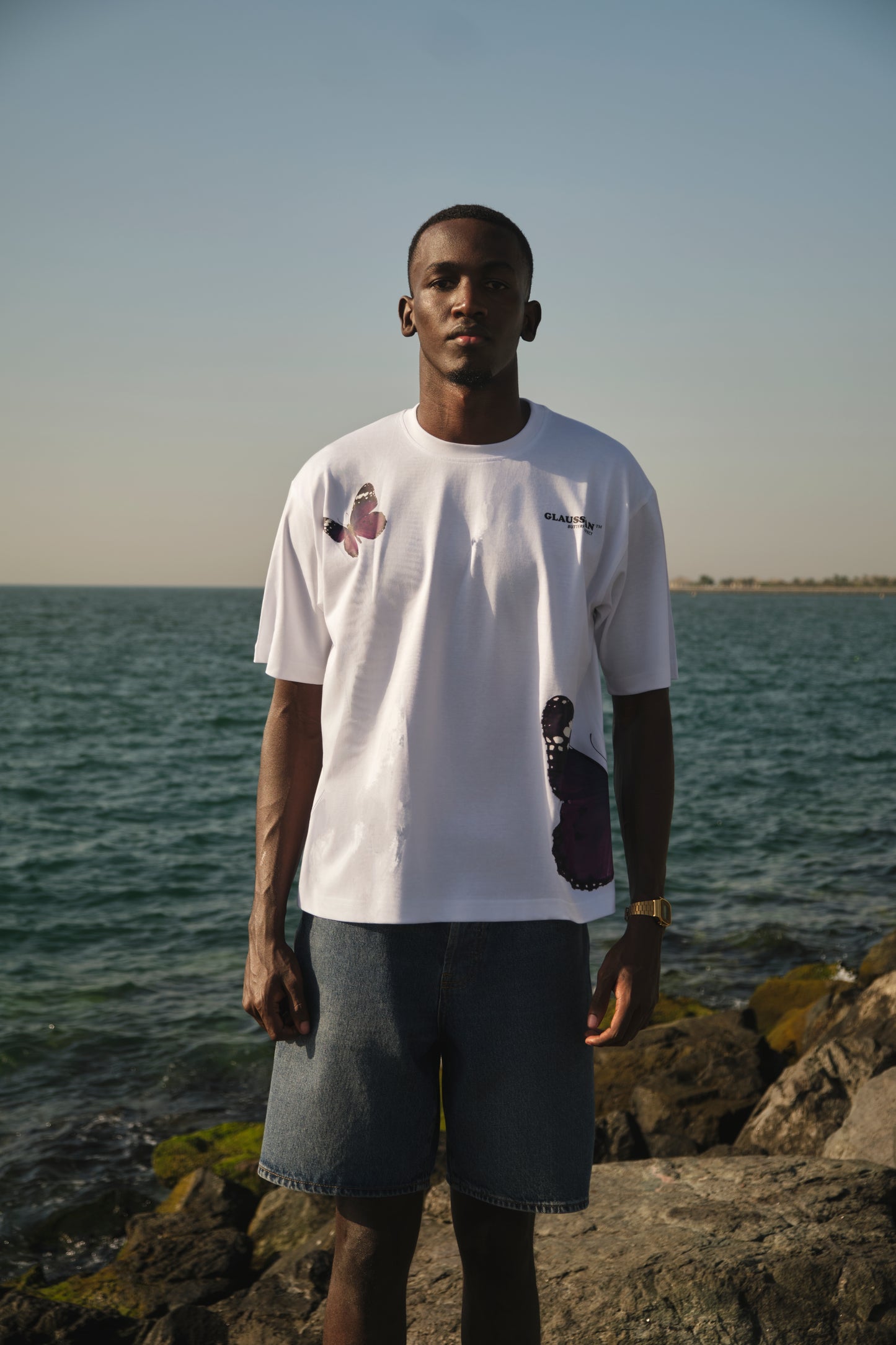 White - Butterfly T-shirt