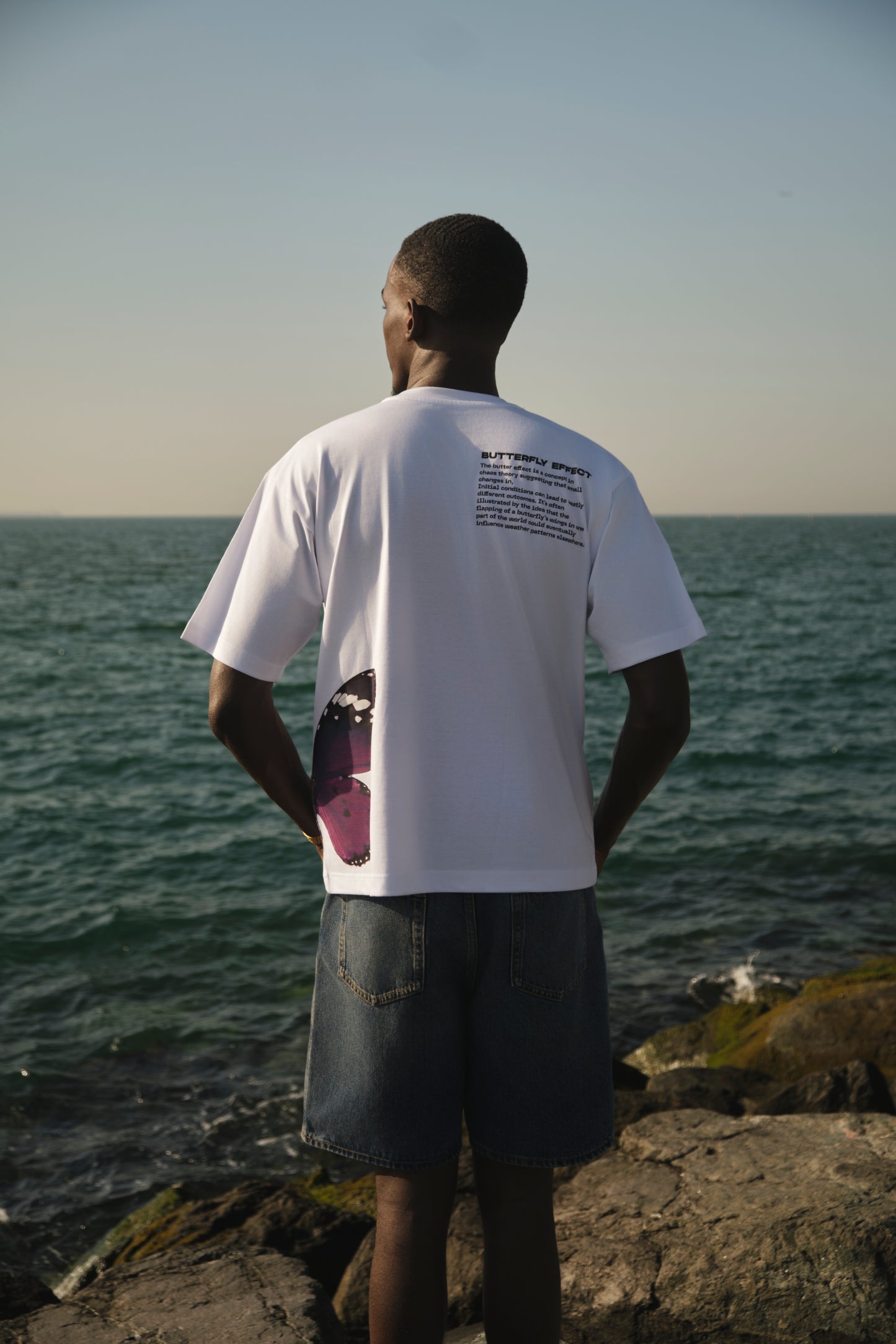 White - Butterfly T-shirt