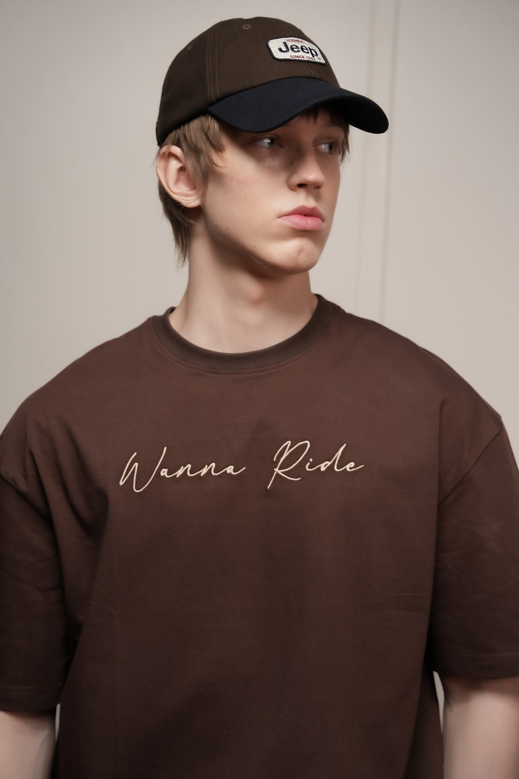 Chocolate Brown: Wanna Ride T-shirt