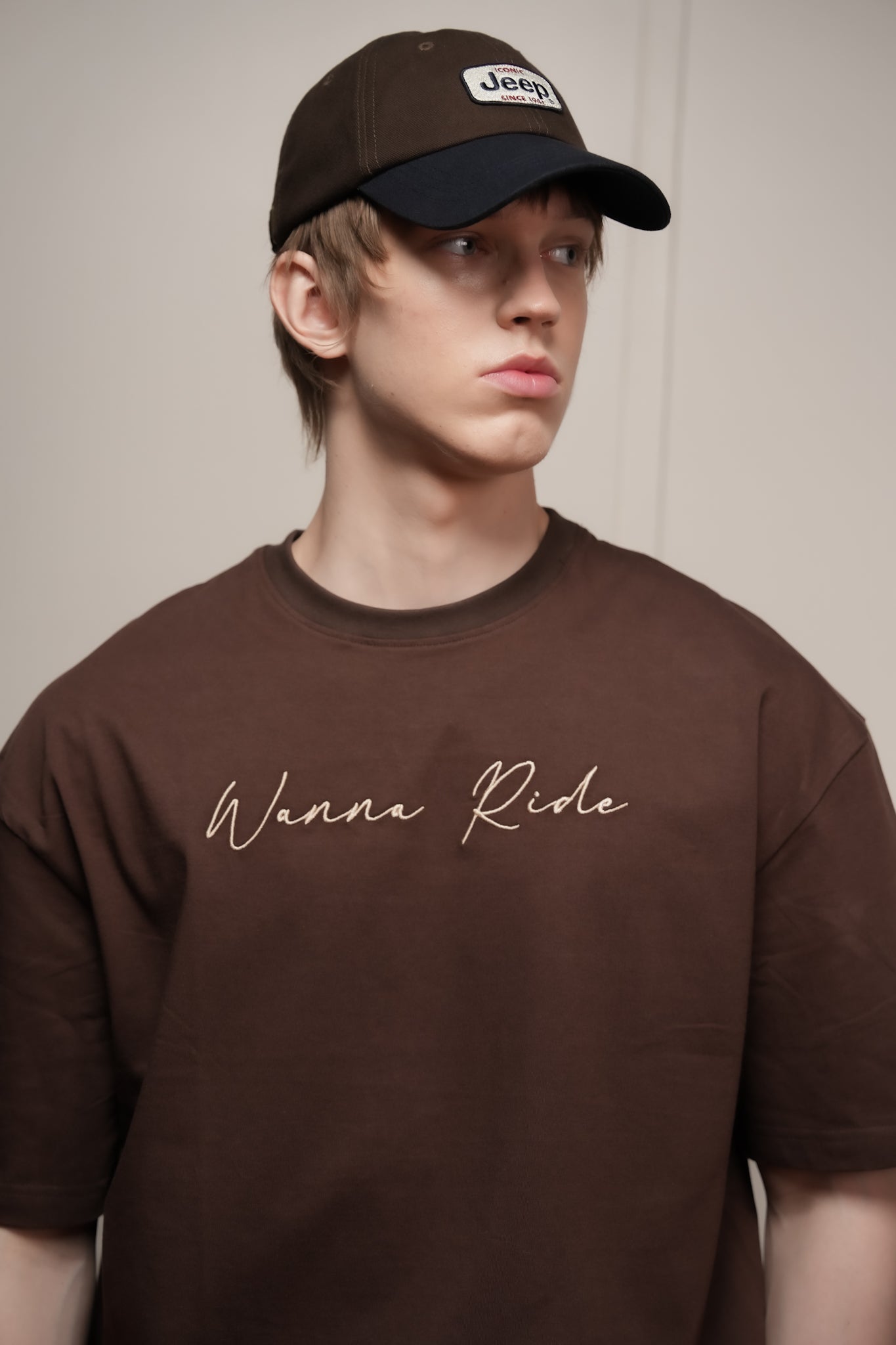 Chocolate Brown: Wanna Ride T-shirt