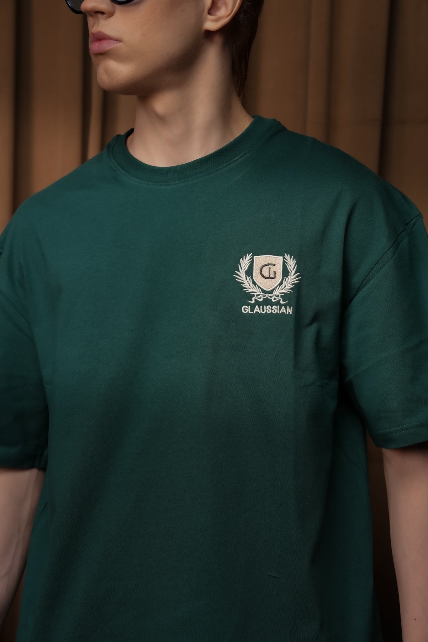 Functioning Barely Dark Green Tee