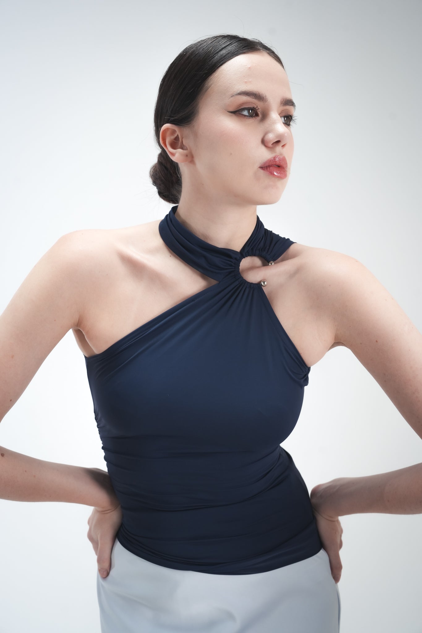 Ring Detail Halter top