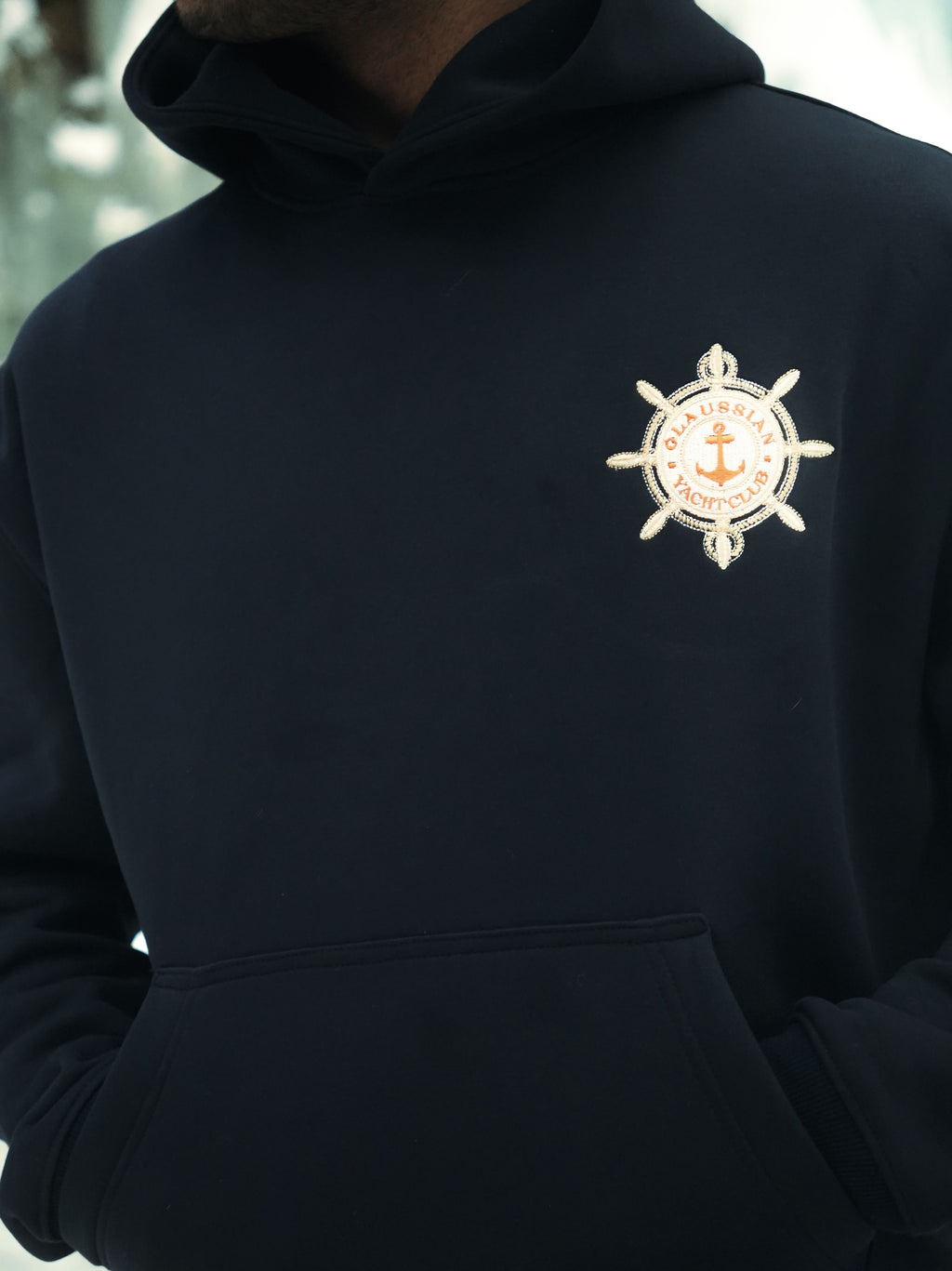 Yacht Club Hoodie - Navy Blue