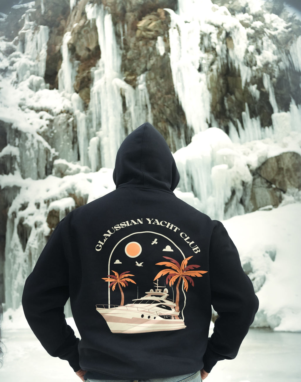 Yacht Club Hoodie - Navy Blue