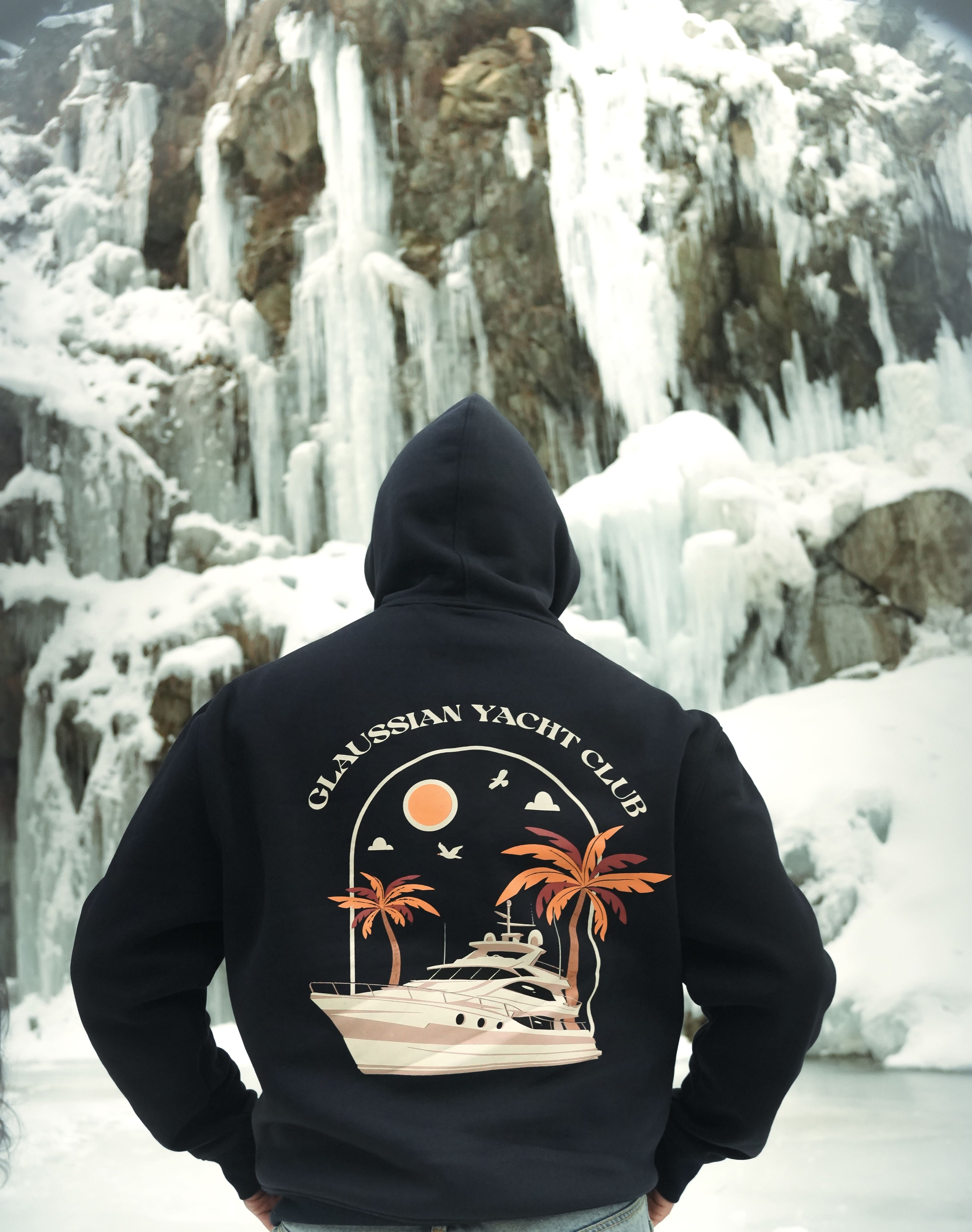 Yacht Club Hoodie - Navy Blue
