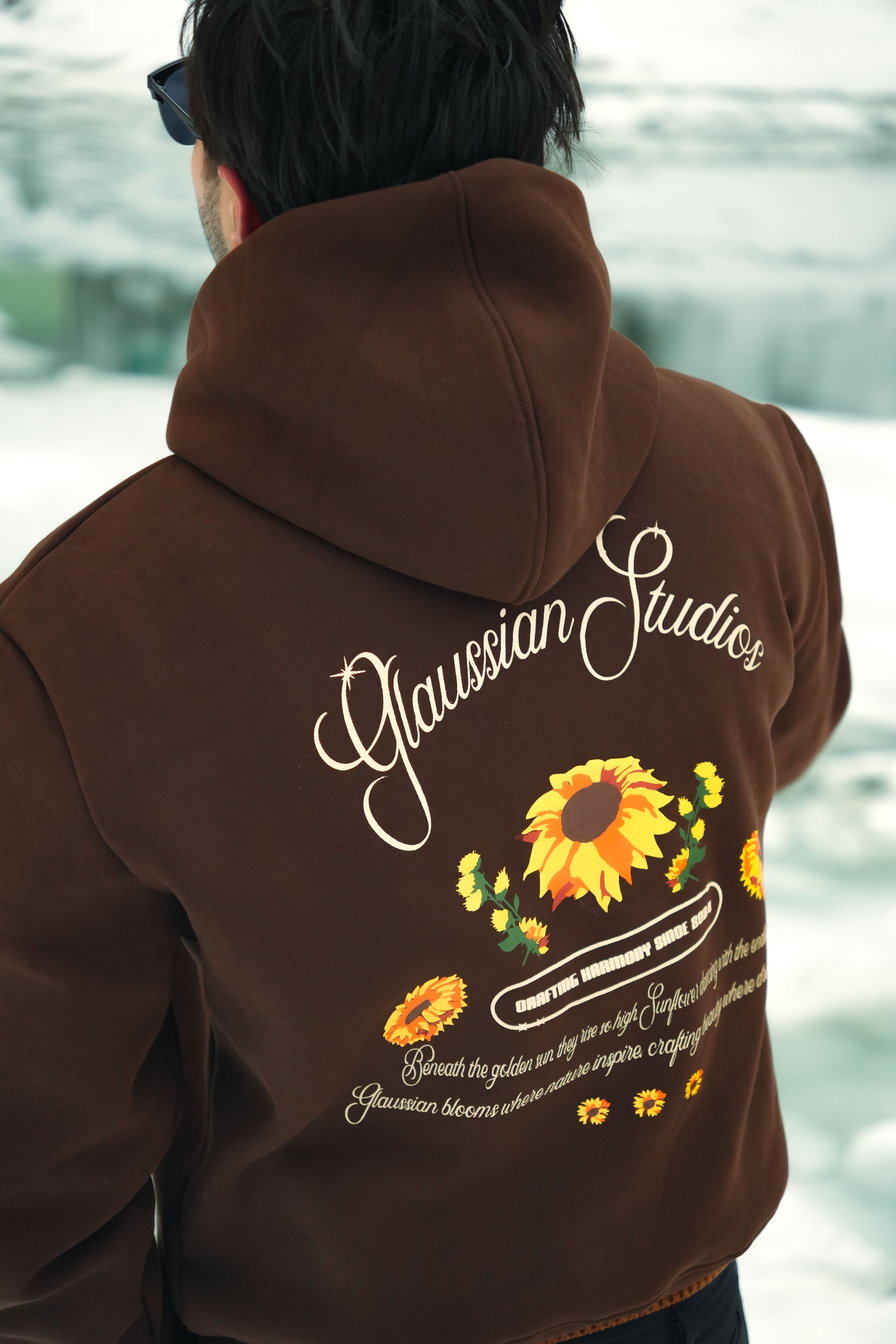 Sunflower Hoodie - Chocolate Brown