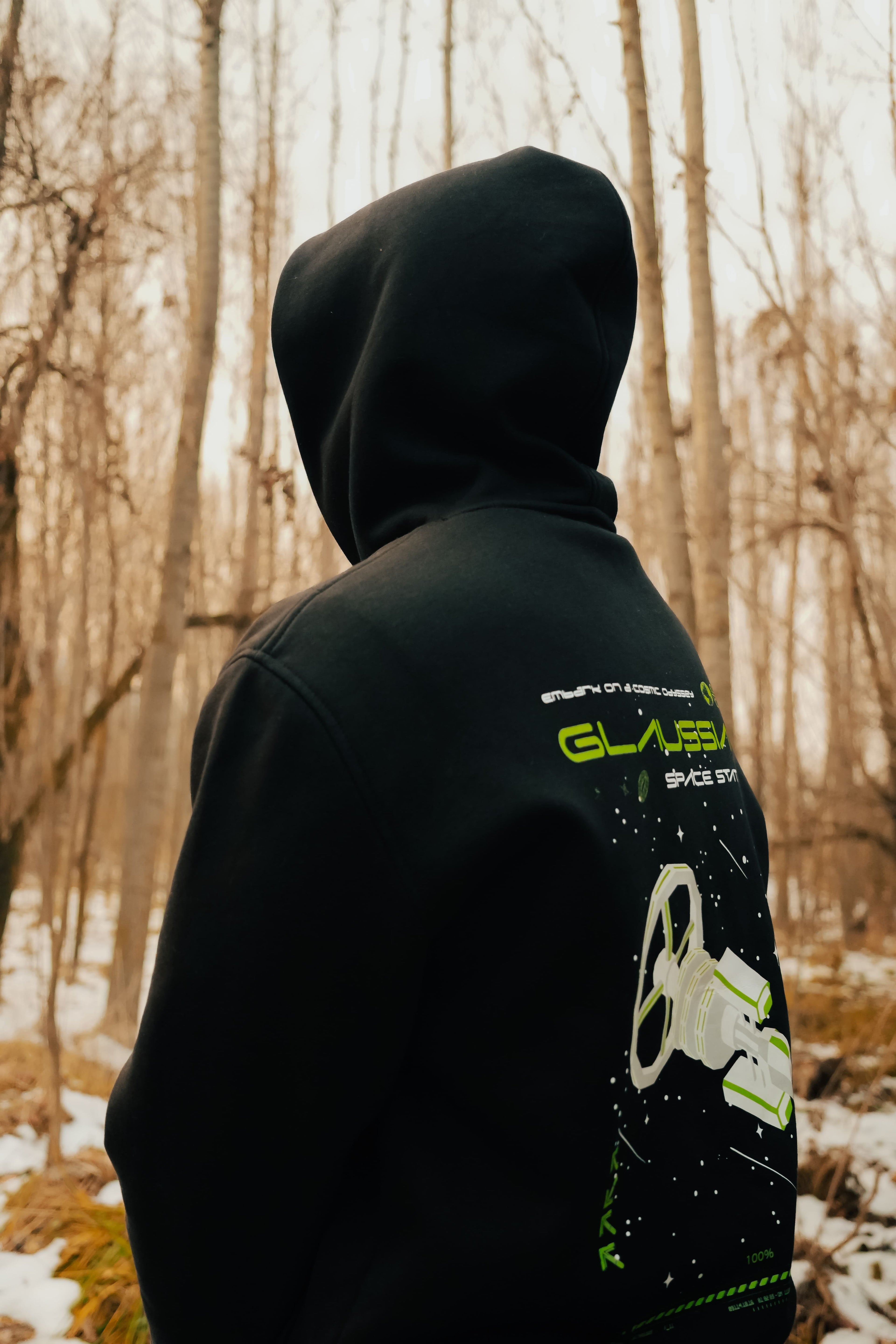 Space Station Hoodie - Black