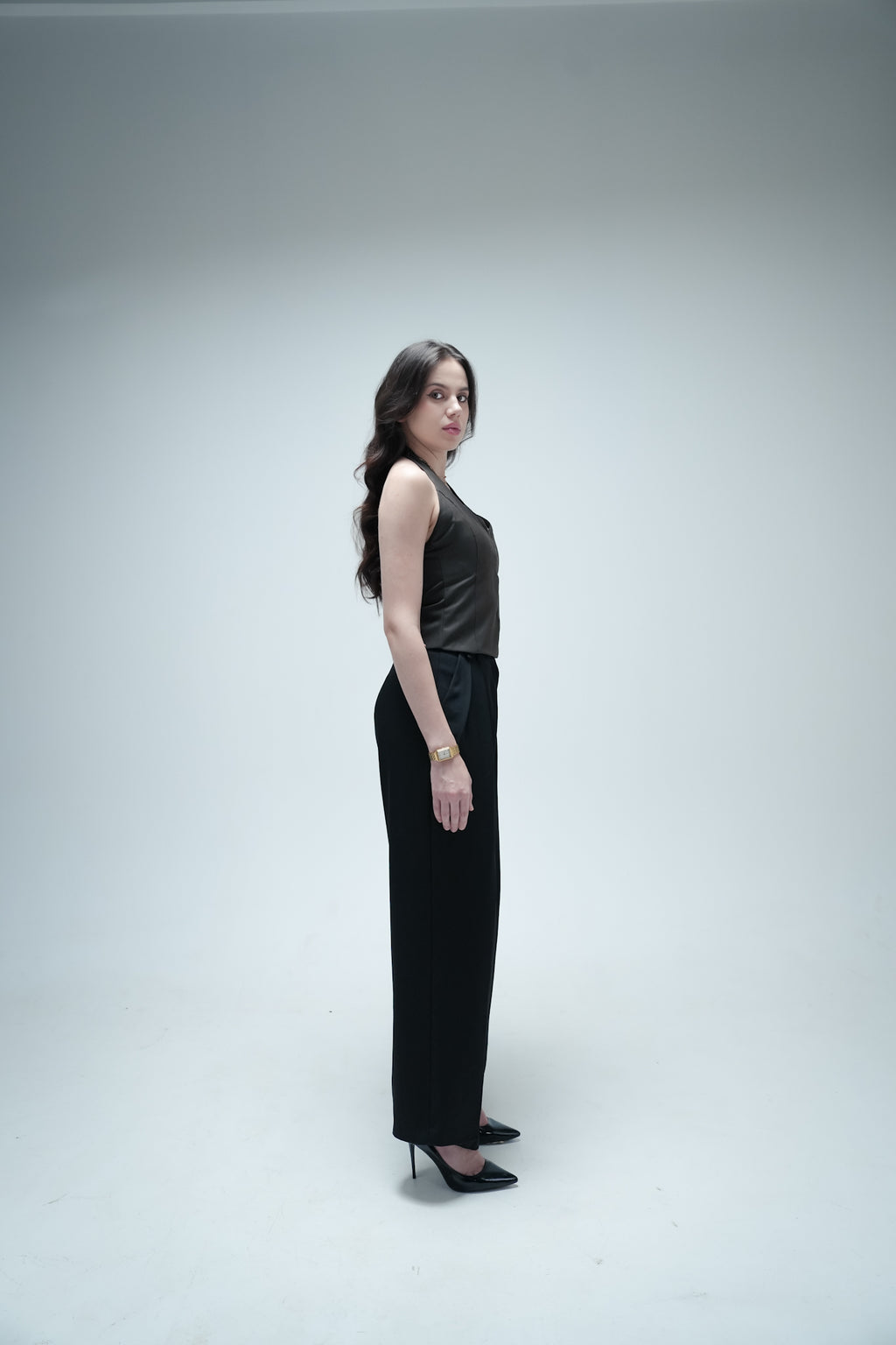 Tailored Brown Waist Coat