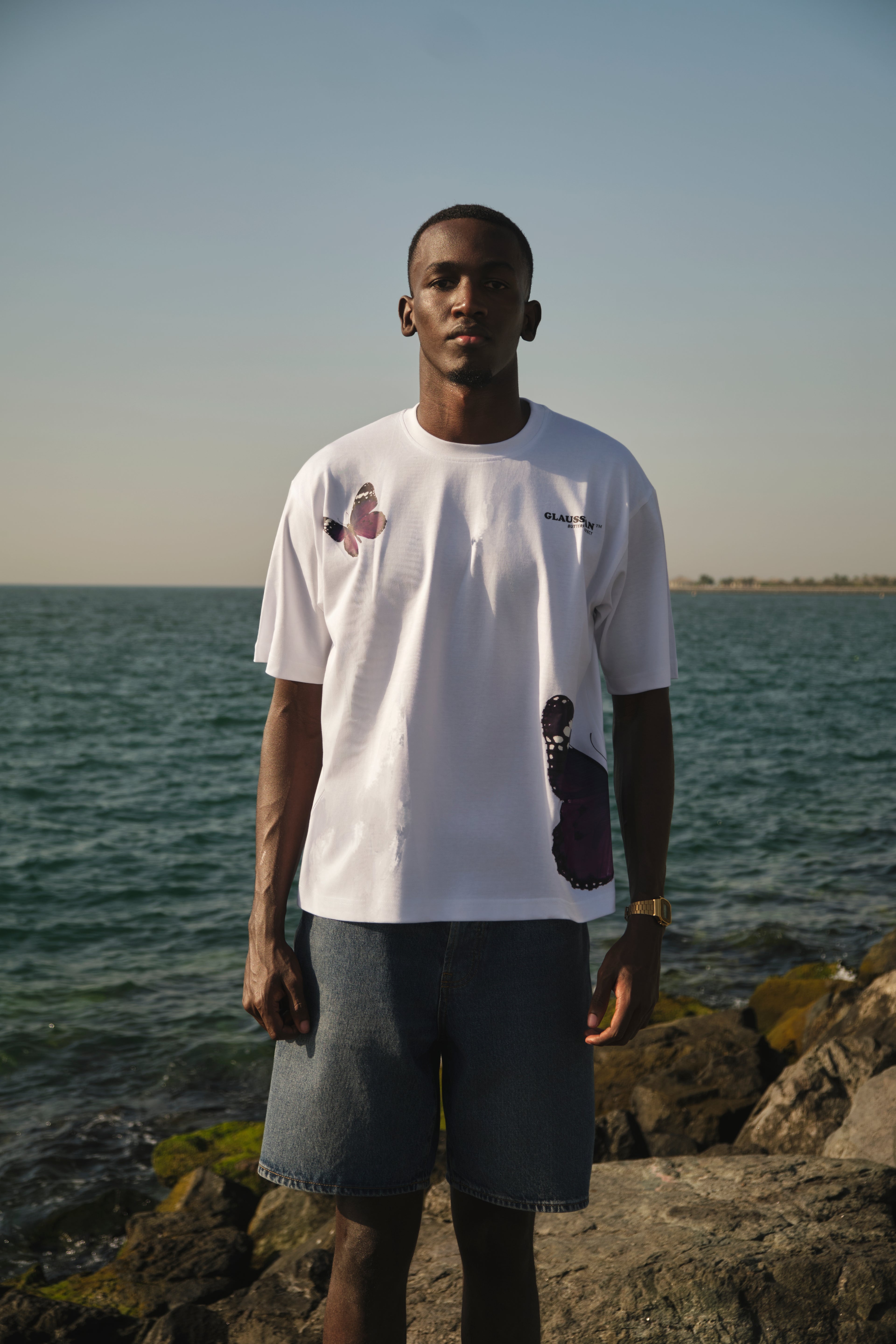 White - Butterfly T-shirt