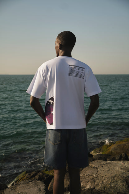 White - Butterfly T-shirt